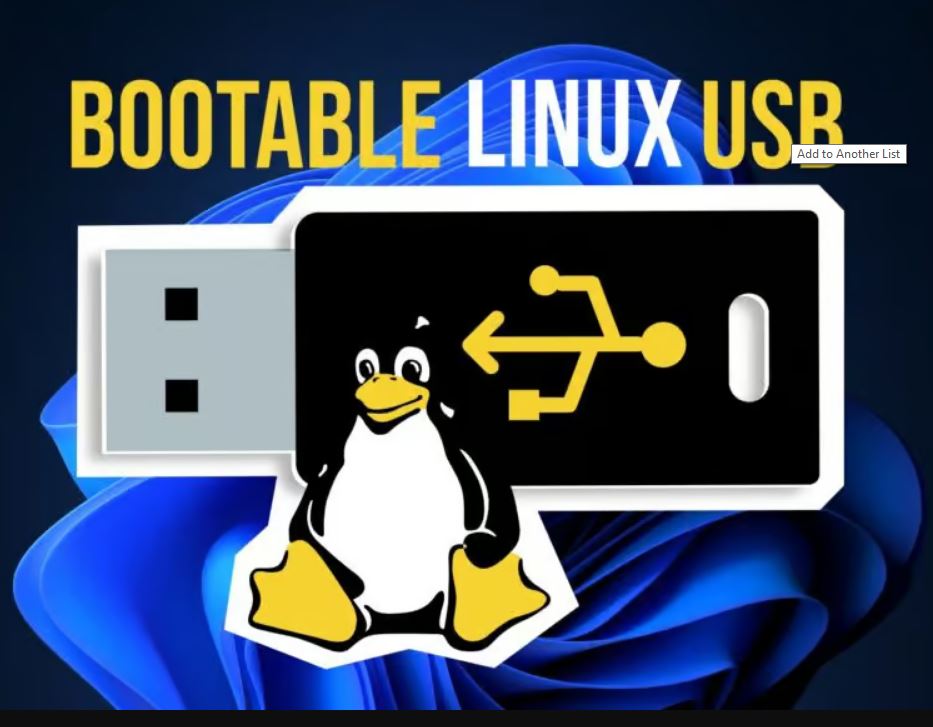 ساخت usbe bootable لینوکس