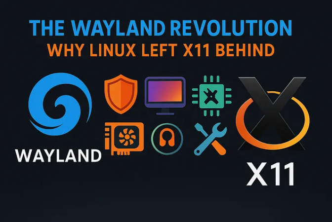 گذار تاریخی از X11 به Wayland